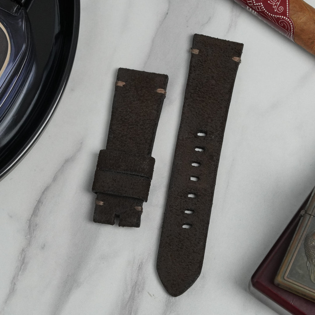 Panerai Luminor Straps - Minimalist Ebony