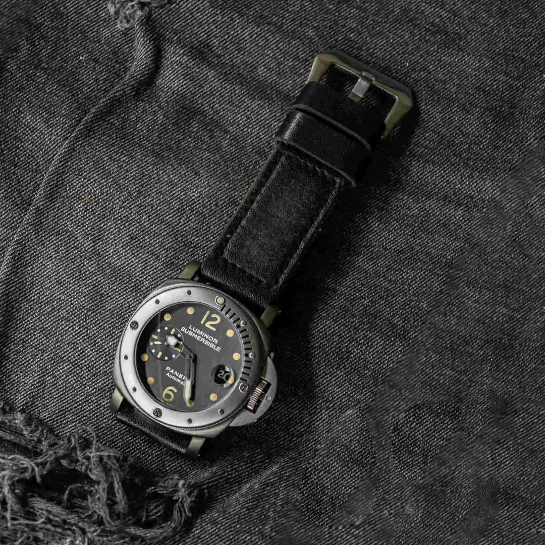 Panerai Submersible Straps - Mission Impossible Black