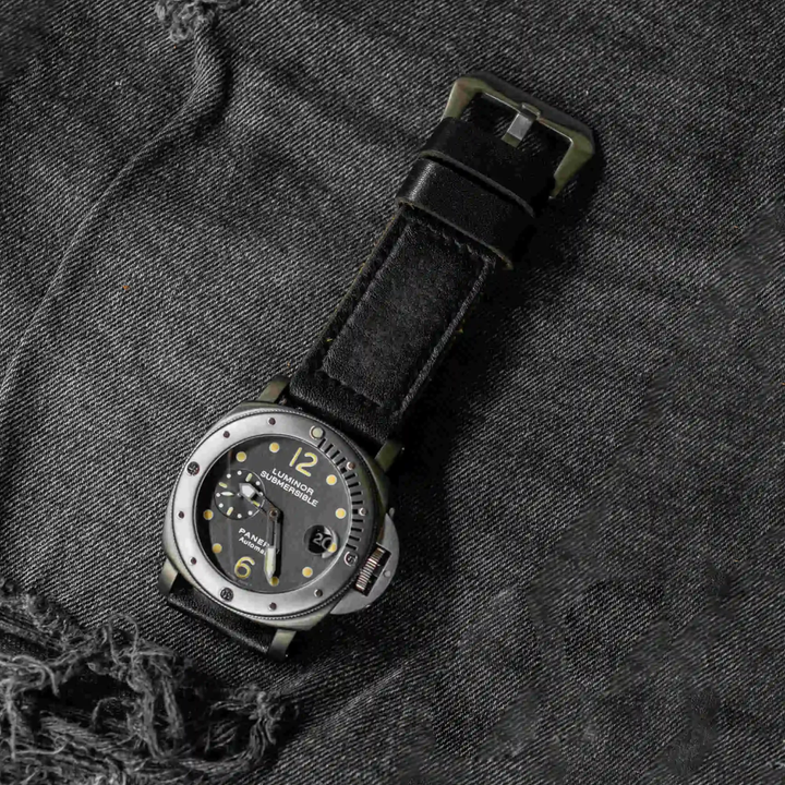 Panerai Submersible Straps - Mission Impossible Black