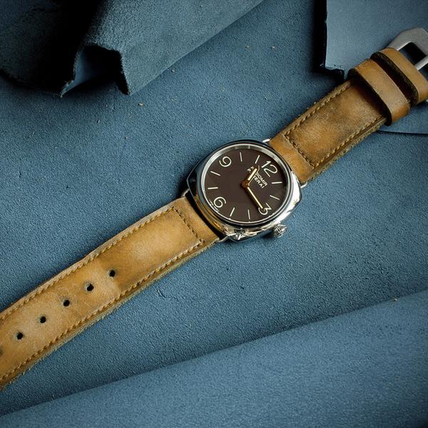 Panerai Radiomir Straps - MI Mustard