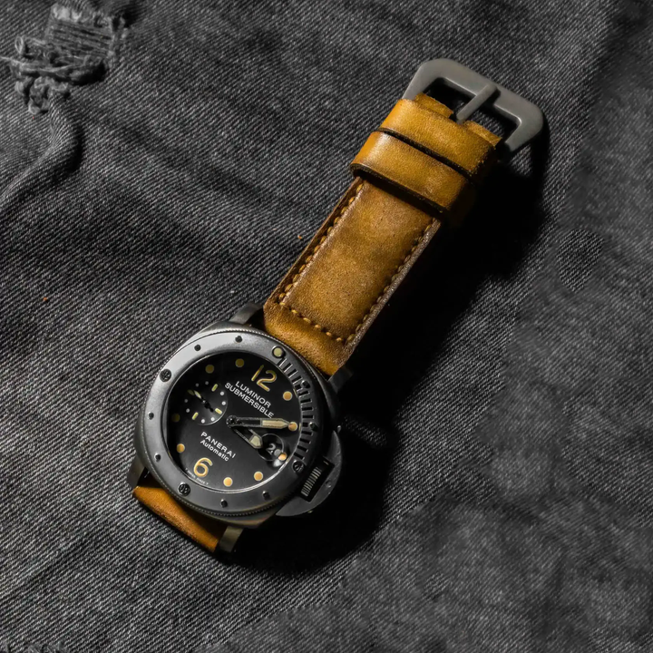 Panerai Submersible Straps - Mission Impossible Mustard