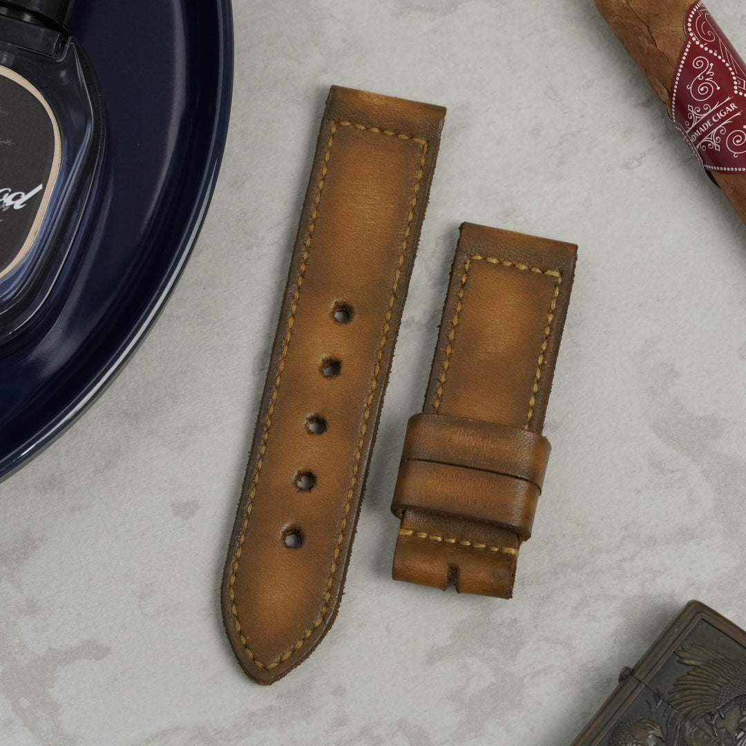 Panerai Luminor Straps - Mission Impossible Mustard