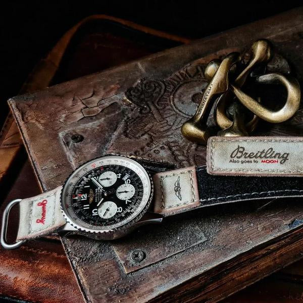 Breitling Straps - Moonstrap Offwhite Velcro