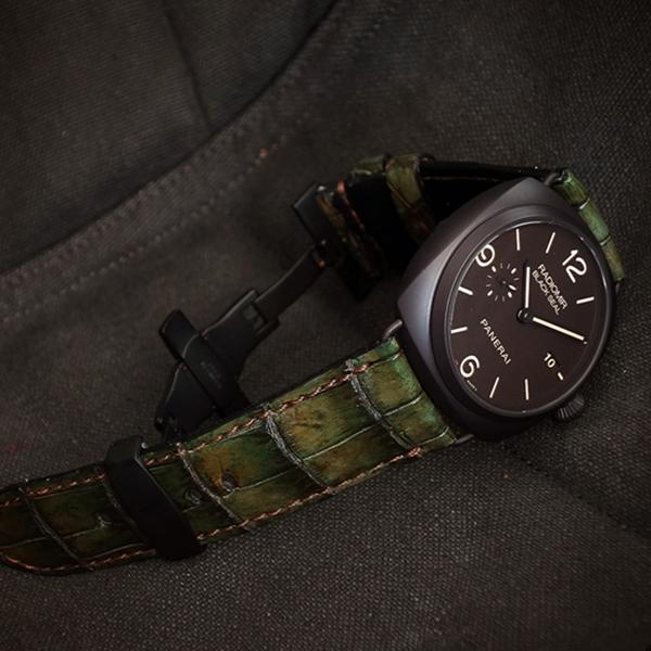 Panerai Radiomir Straps - Moss Croco