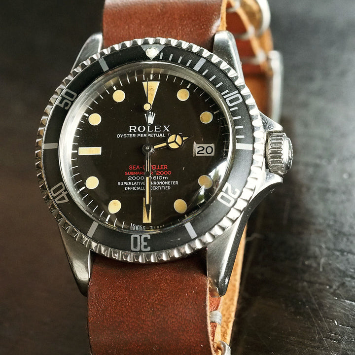 Burnt Umber Nato Strap