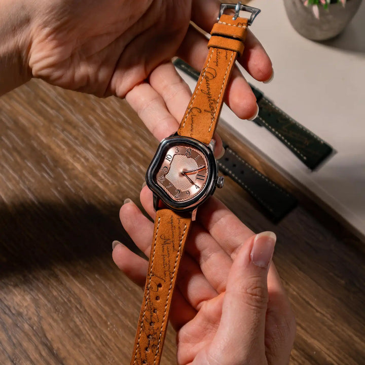 Nubuck Beige Scritto