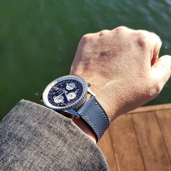 Breitling Straps - Pebble Airforce Blue – GunnyStore