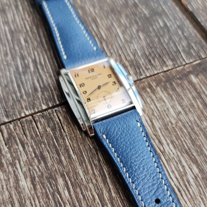 Patek Philippe Straps - Pebble Airforce Blue