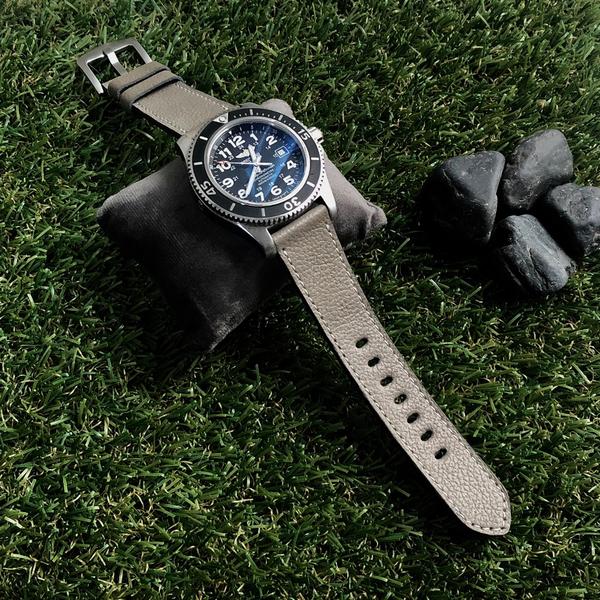 Breitling Straps - Pebble Stone Grey