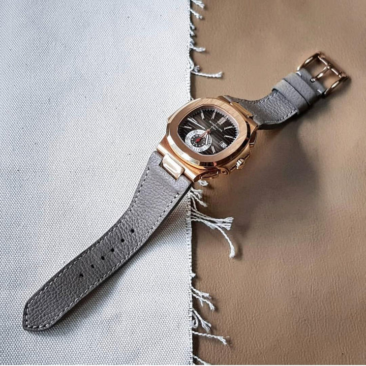 Patek Philippe Straps - Pebble Stone Grey