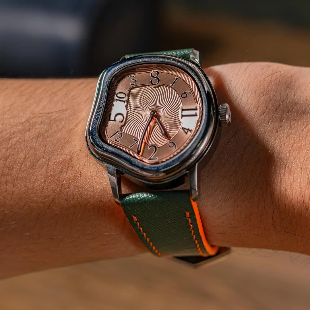 Saffiano Green Orange