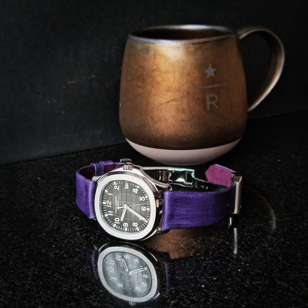 Patek Philippe Straps - Satin Purple