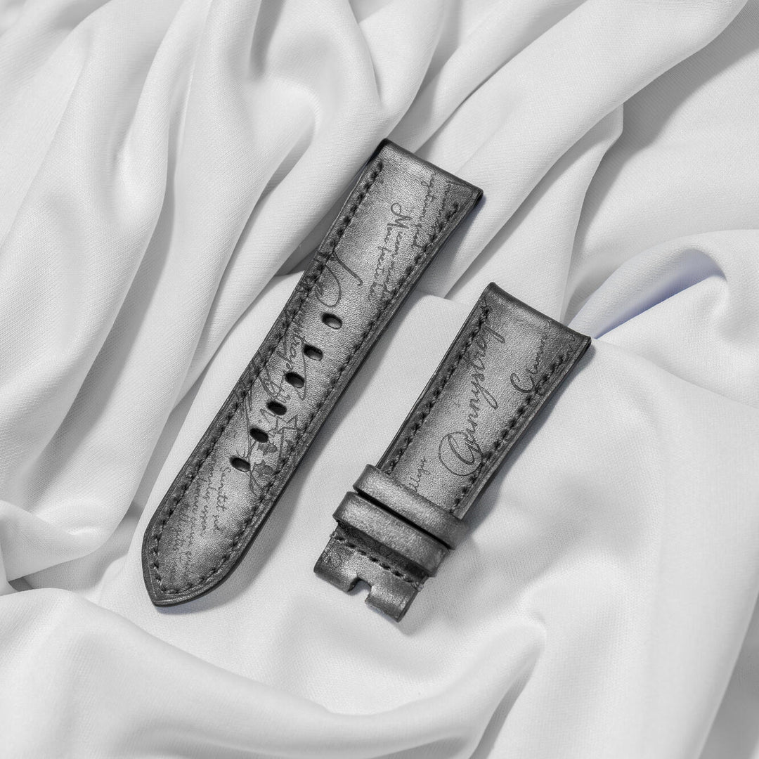 Panerai Radiomir Straps - Silver Patina Scritto