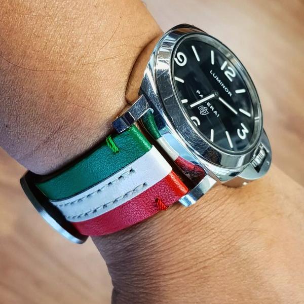 PANERAI ステンブレスレット！No.2 Panerai Luminor Straps - Threesome Italian Flag – GunnyStore