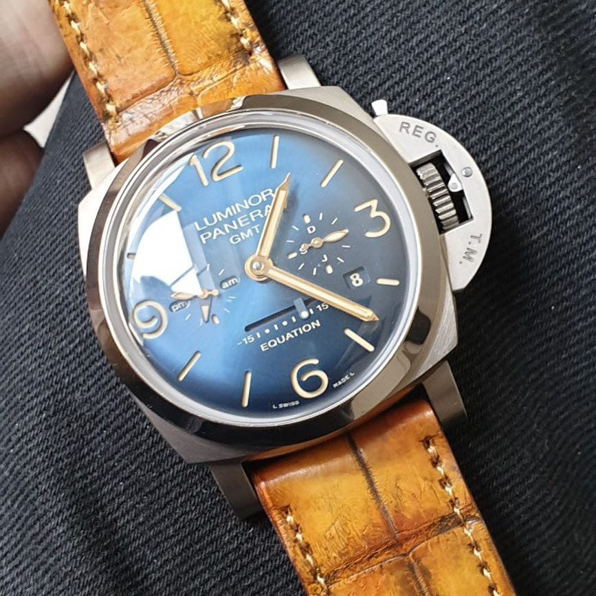 Panerai Luminor Straps - Topaz Croco 1