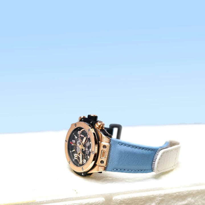 Hublot Straps - Baby Blue Kevlar Velcro