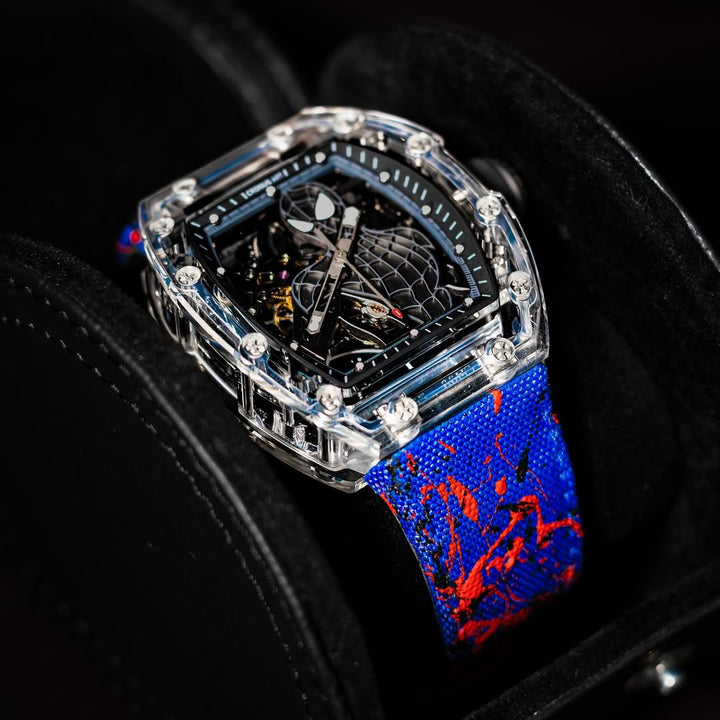 Kevlar Paint Splat Blue Velcro