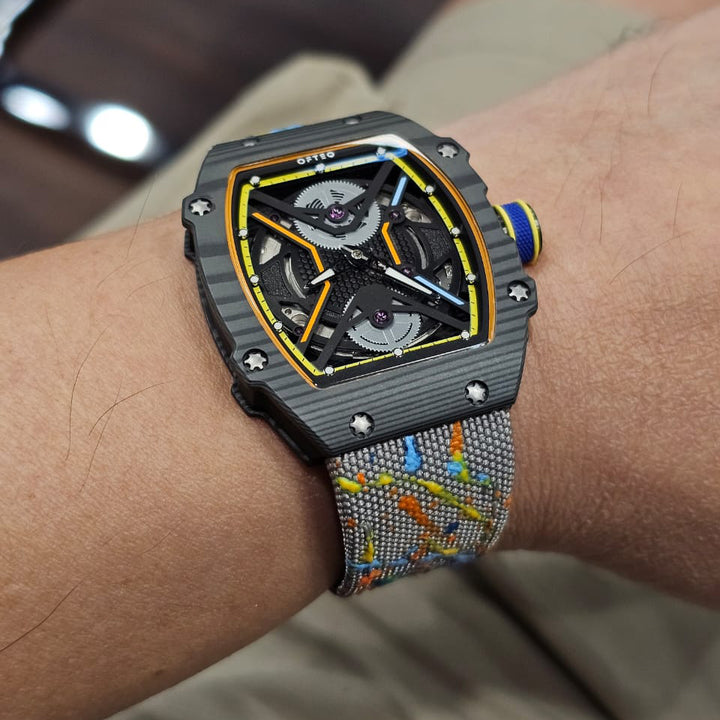 Kevlar Paint Splat Dark Grey Velcro