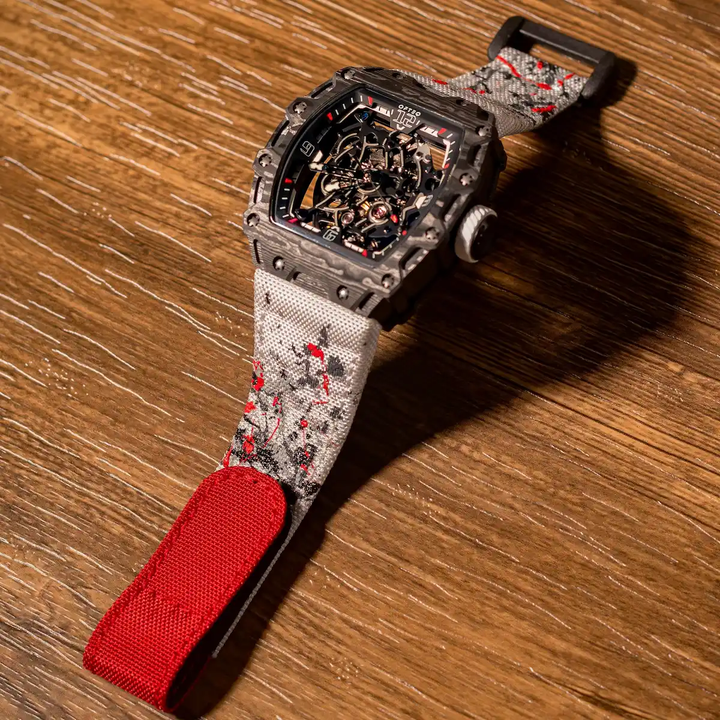 Kevlar Paint Splat White Velcro