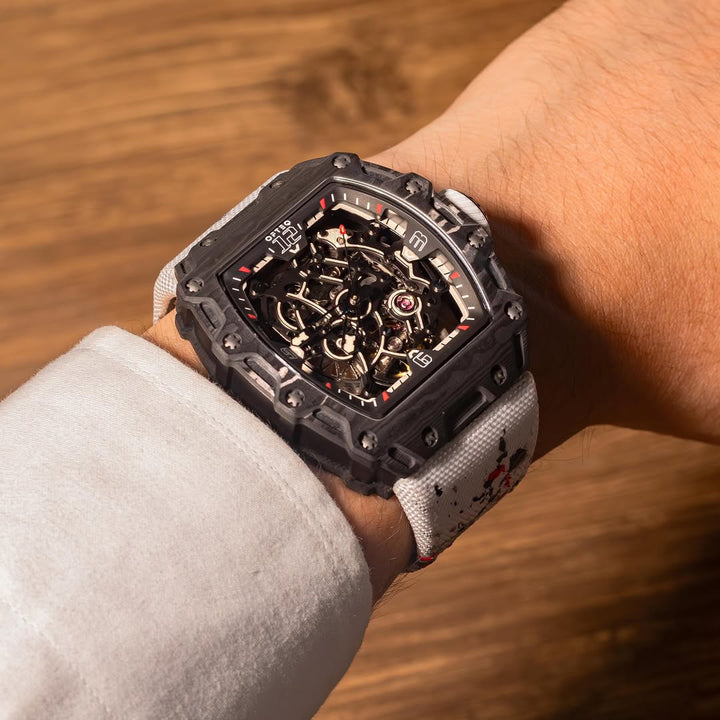 Kevlar Paint Splat White Velcro