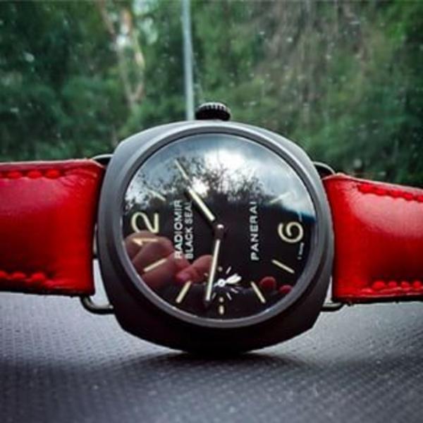 Panerai Radiomir Straps - Vintage Red