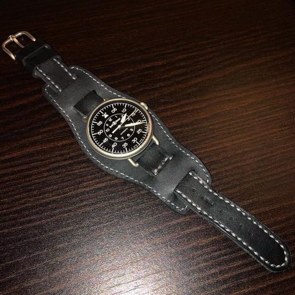 Bell and Ross Straps Br Caitlin Black Bund Gunny Strap