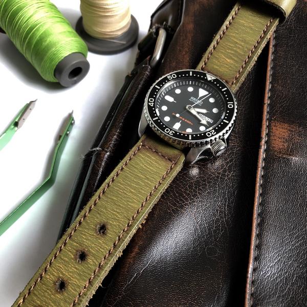 Custom Bands for Seiko Amazon Gunny Straps