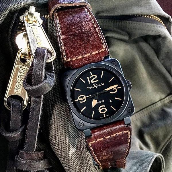 Straps for Bell Ross Watch Br Jamon by Gunny Strap