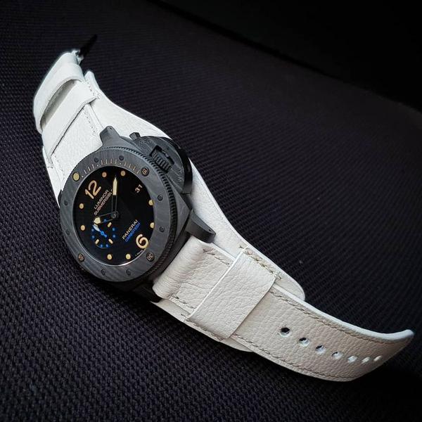 Panerai Strap White 317 Bund by GunnyStraps