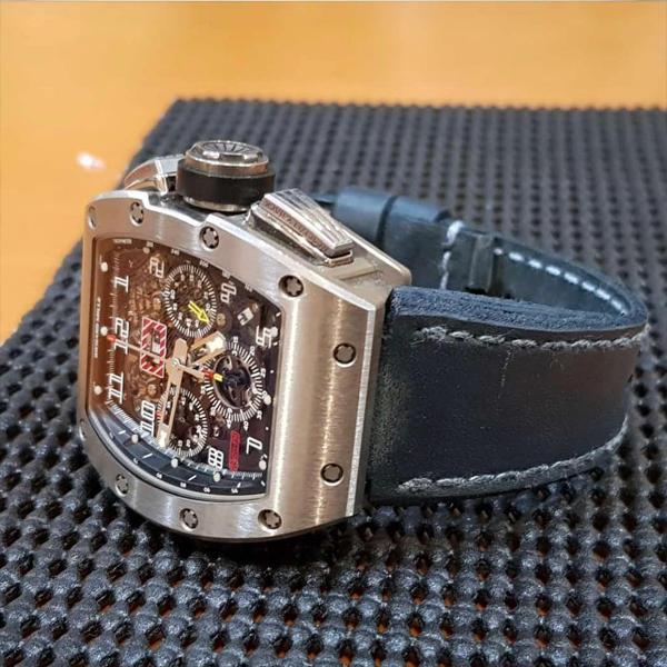 Custom Bands for Richard Mille Caitlin 6 Gunny Straps