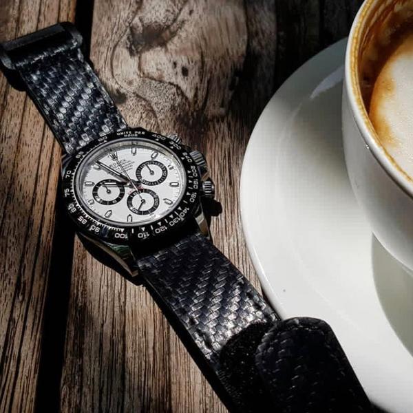 Rolex Strap Velcro Carbon Fiber by GunnyStraps