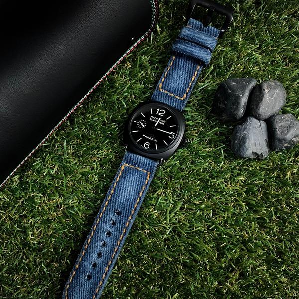 Panerai Radiomir Straps Denim Wash Gunny Strap