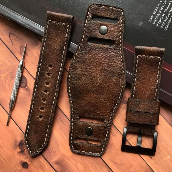 Custom Bands for Panerai Monster Bund Gunny Straps