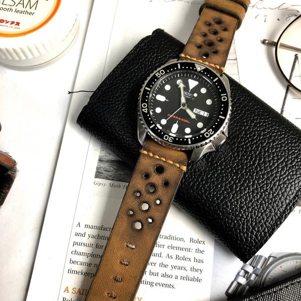 Seiko Strap Rally Ocher by GunnyStraps